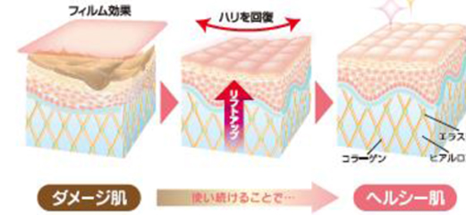 ダメージ肌から使い続けることでヘルシー肌へ